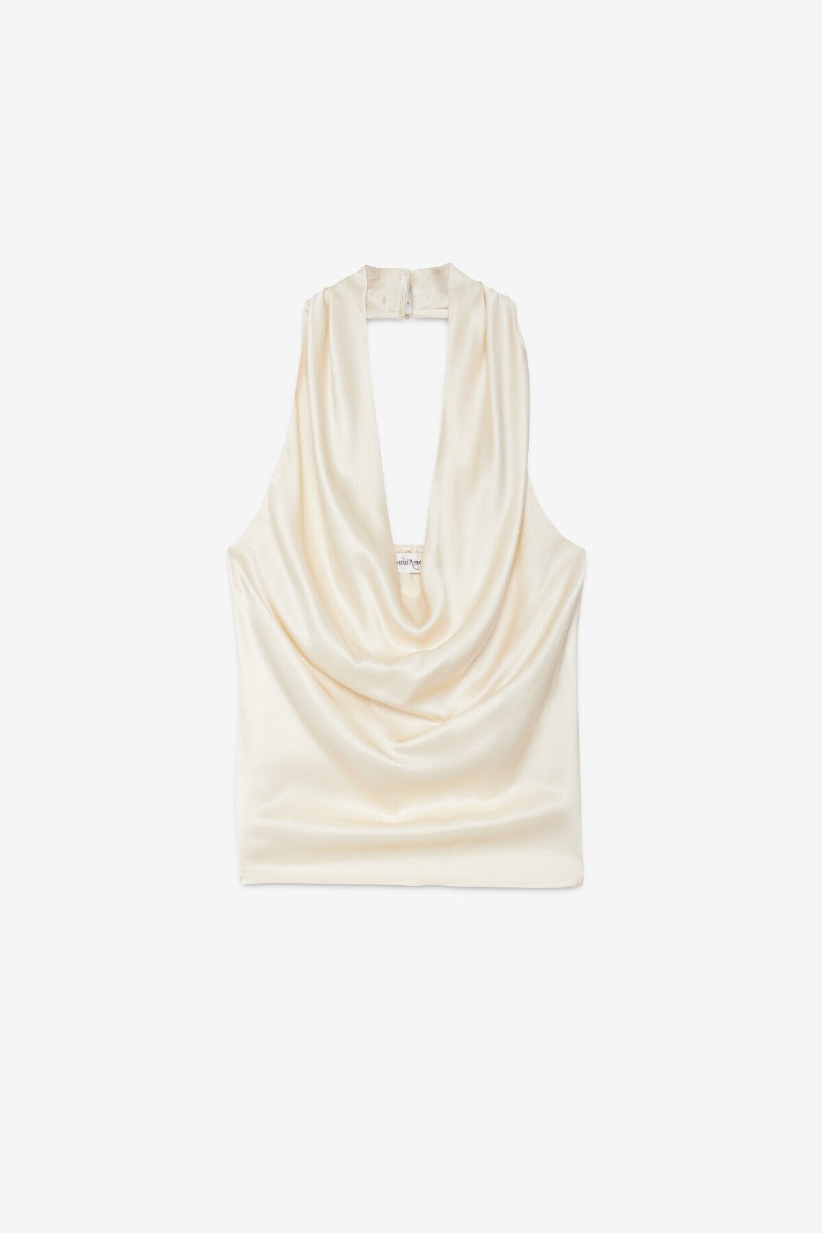 Top all'americana latte con scollo drappeggiato e schiena scoperta - YES SHOPTopOTTOD'AMEDT9257-IT 341030711323771