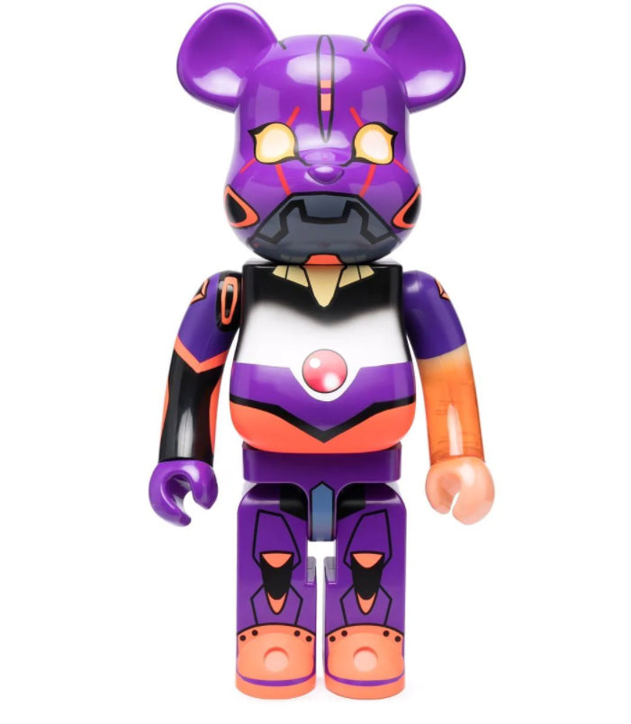 Edizione EVA - 01 Awakening BE@RBRICK - YES SHOPToysMEDICOM TOYEVA-01 1000%AWAKENING VERSION-UNI