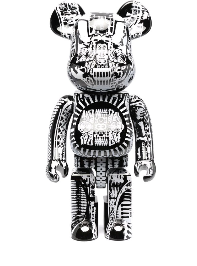 MEDICOM TOY GIGER CHROME VERSION BLACK10001000
