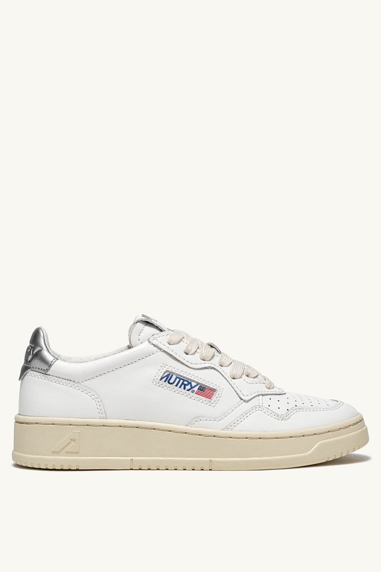 Sneakers Medalist Low Bianco e Argento - YES SHOPSneakersAUTRYAULWLL05-36
