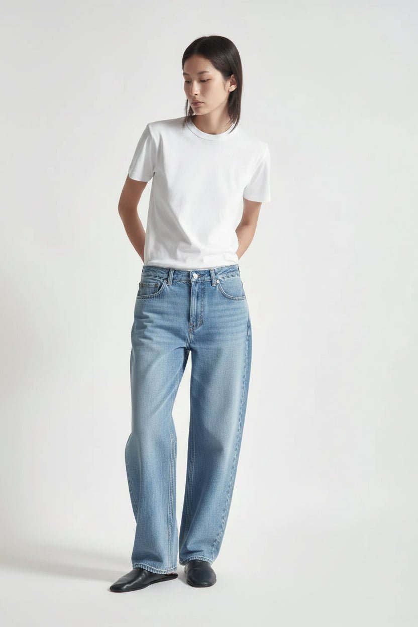 Jeans Coco barrel leg lavaggio chiaro - YES SHOPJeansGRIFONIG1AB0075-W247979256742771