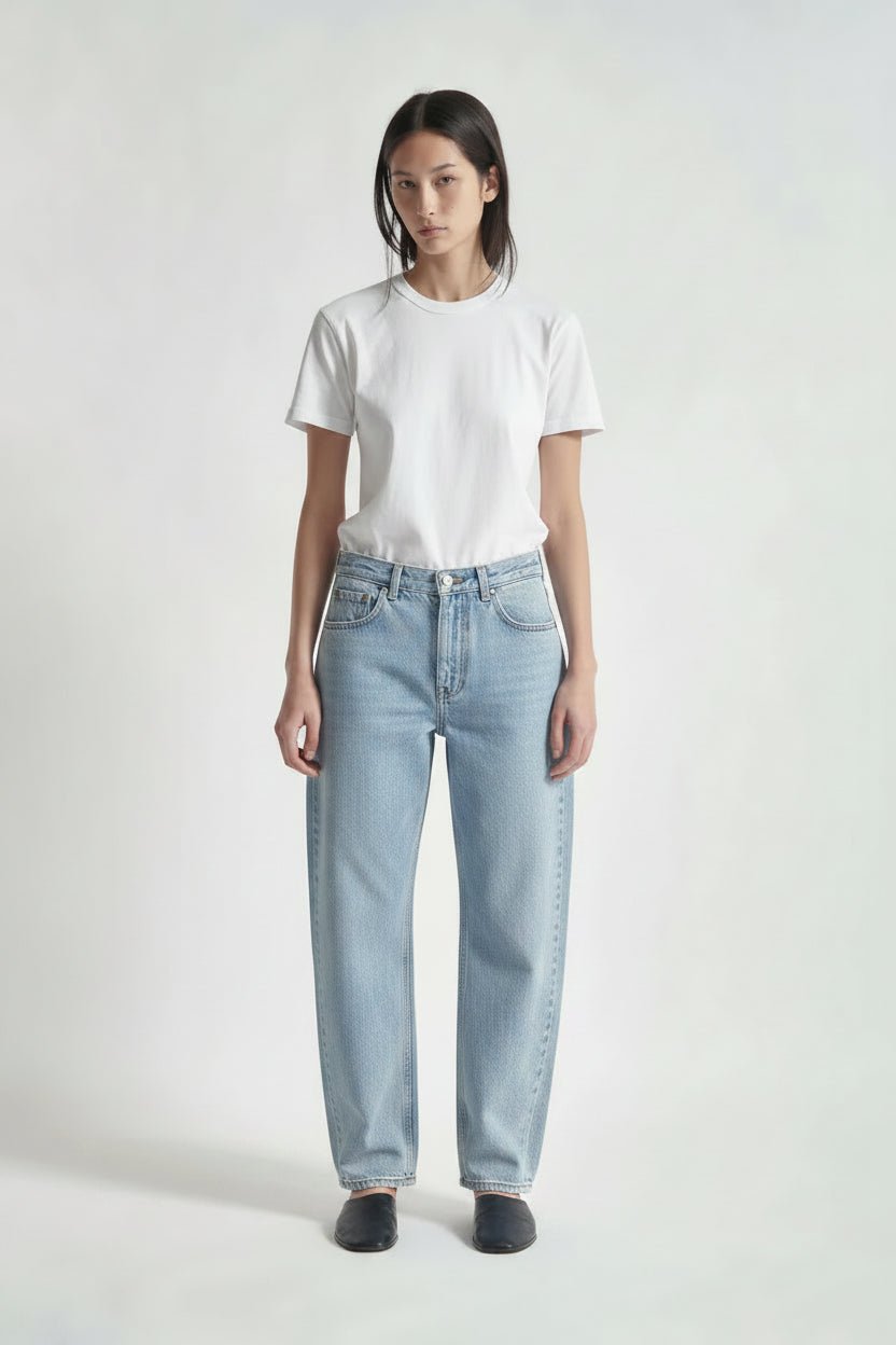 Jeans Coco barrel leg lavaggio chiaro - YES SHOPJeansGRIFONIG1AB0075-W247979256742771