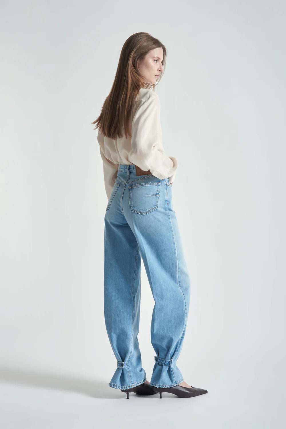 Jeans regular fit con bottone alla caviglia - YES SHOPJeansGRIFONIG1AB0078-W242289256742771