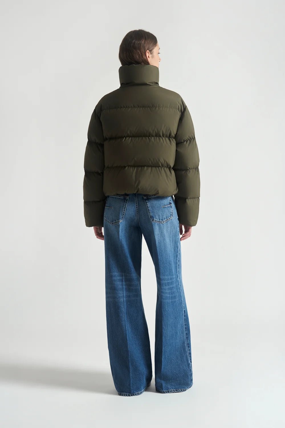 Piumino crop Pine verde militare reversibile - YES SHOPGiubbottiGRIFONIG1AC0002-XXS9049488567871