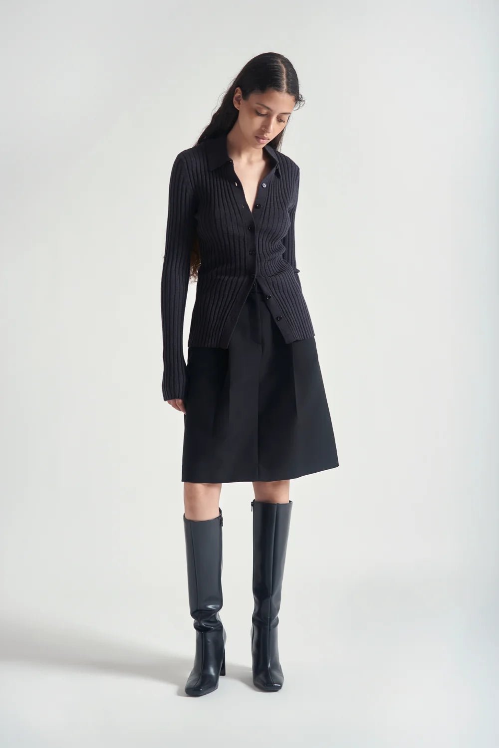 Gonna Gordelia dritta midi nera - YES SHOPGonneGRIFONIG1AC0095-IT 38/405280700160971