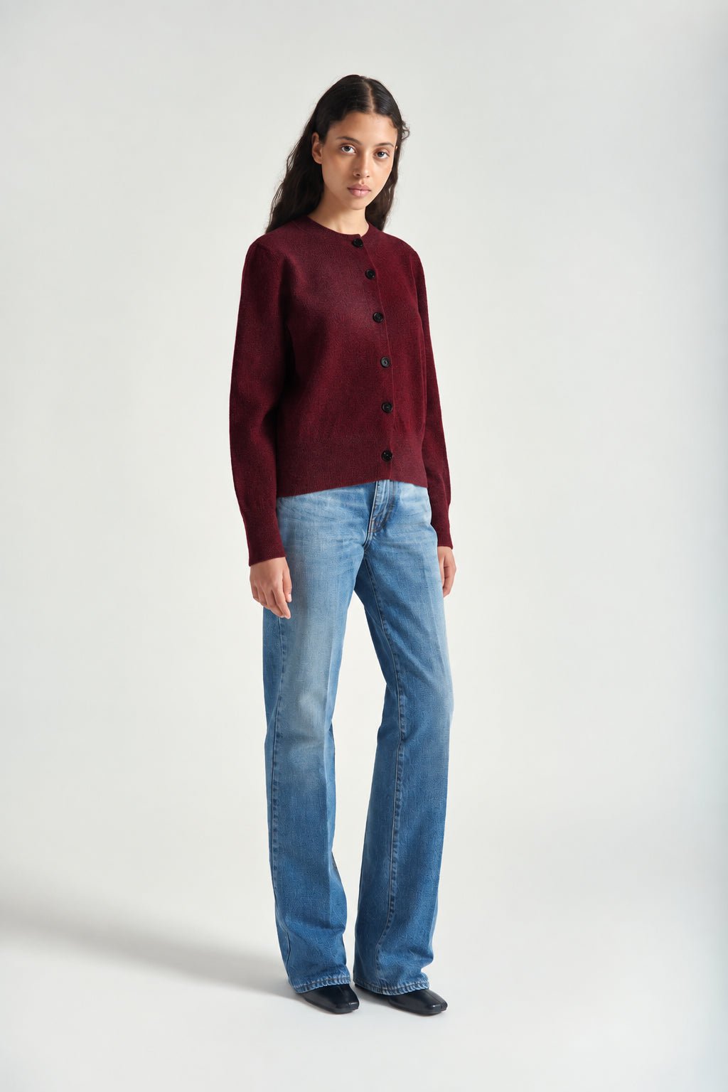 Maglione Mada in lana rasata borgogna - YES SHOPMaglioniGRIFONIG3AC0001-XXS3939488567871