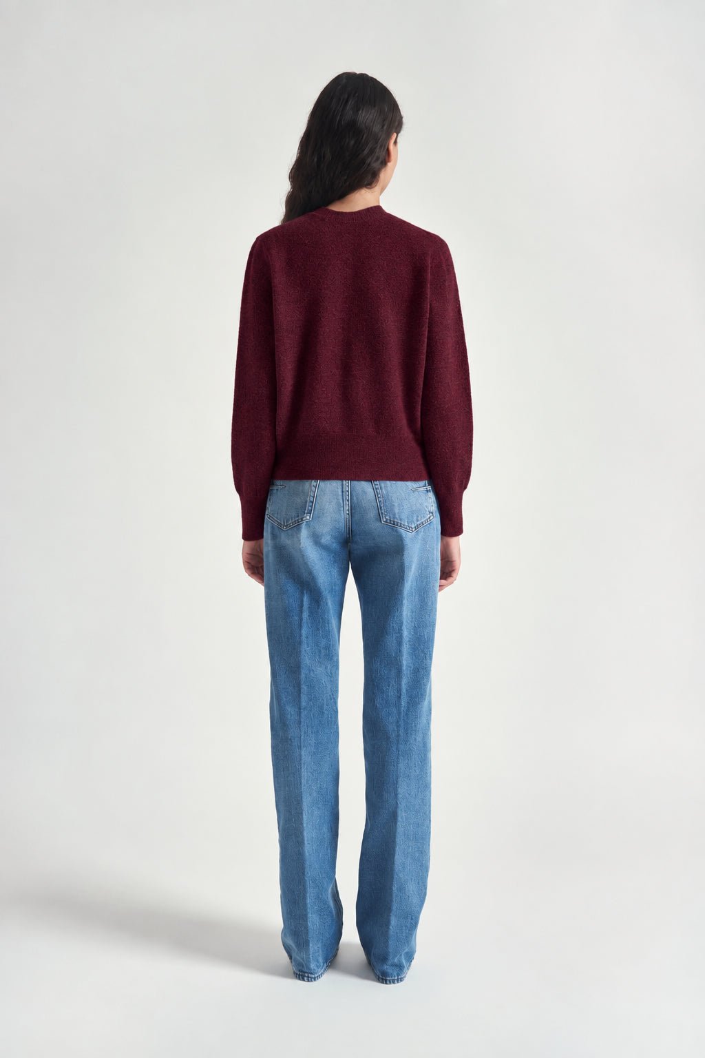 Maglione Mada in lana rasata borgogna - YES SHOPMaglioniGRIFONIG3AC0001-XXS3939488567871