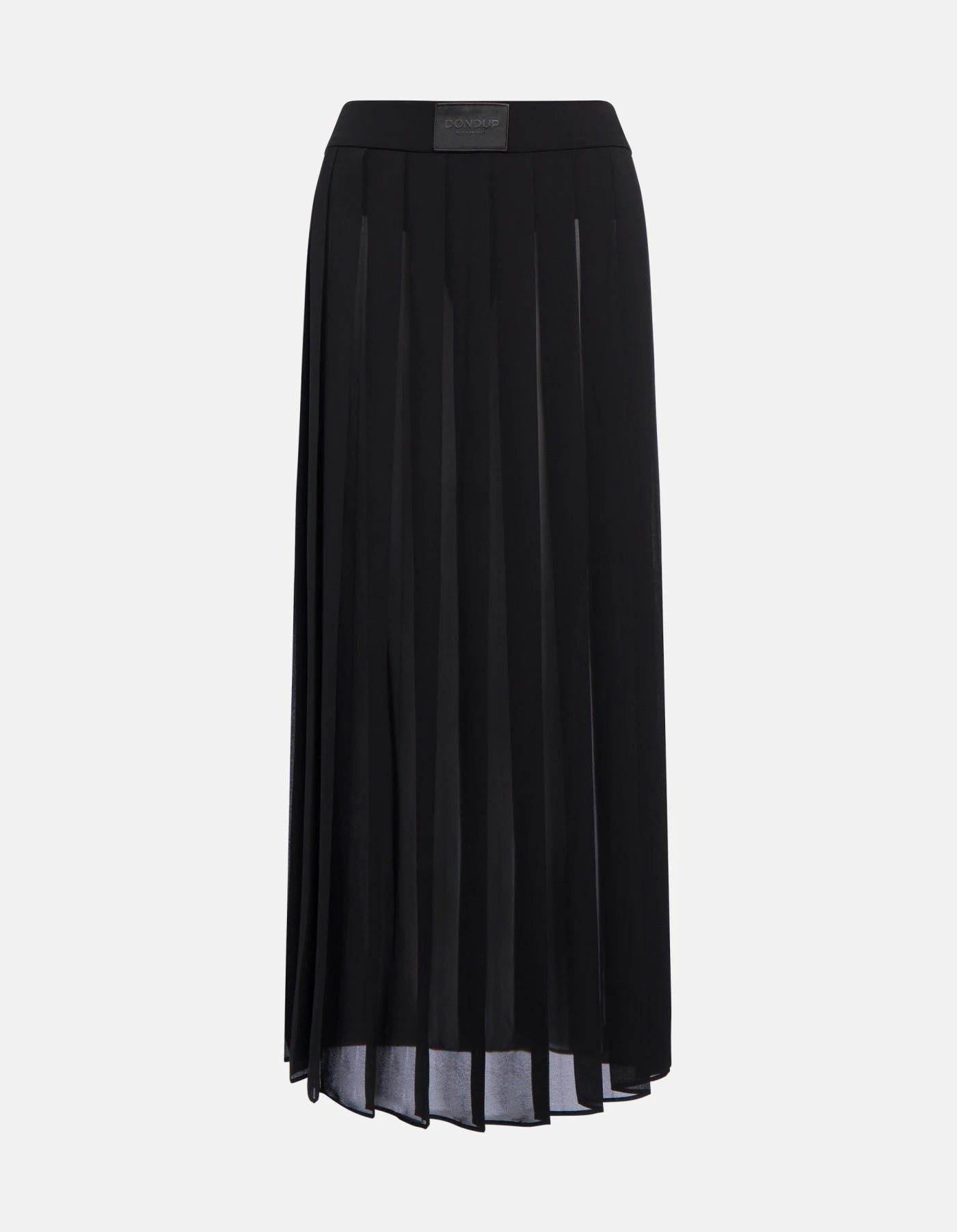 Gonna lunga plissettata in georgette nera - YES SHOPGonneDONDUPG623/DD/OF0202D/XXX/999-IT 344427000943771