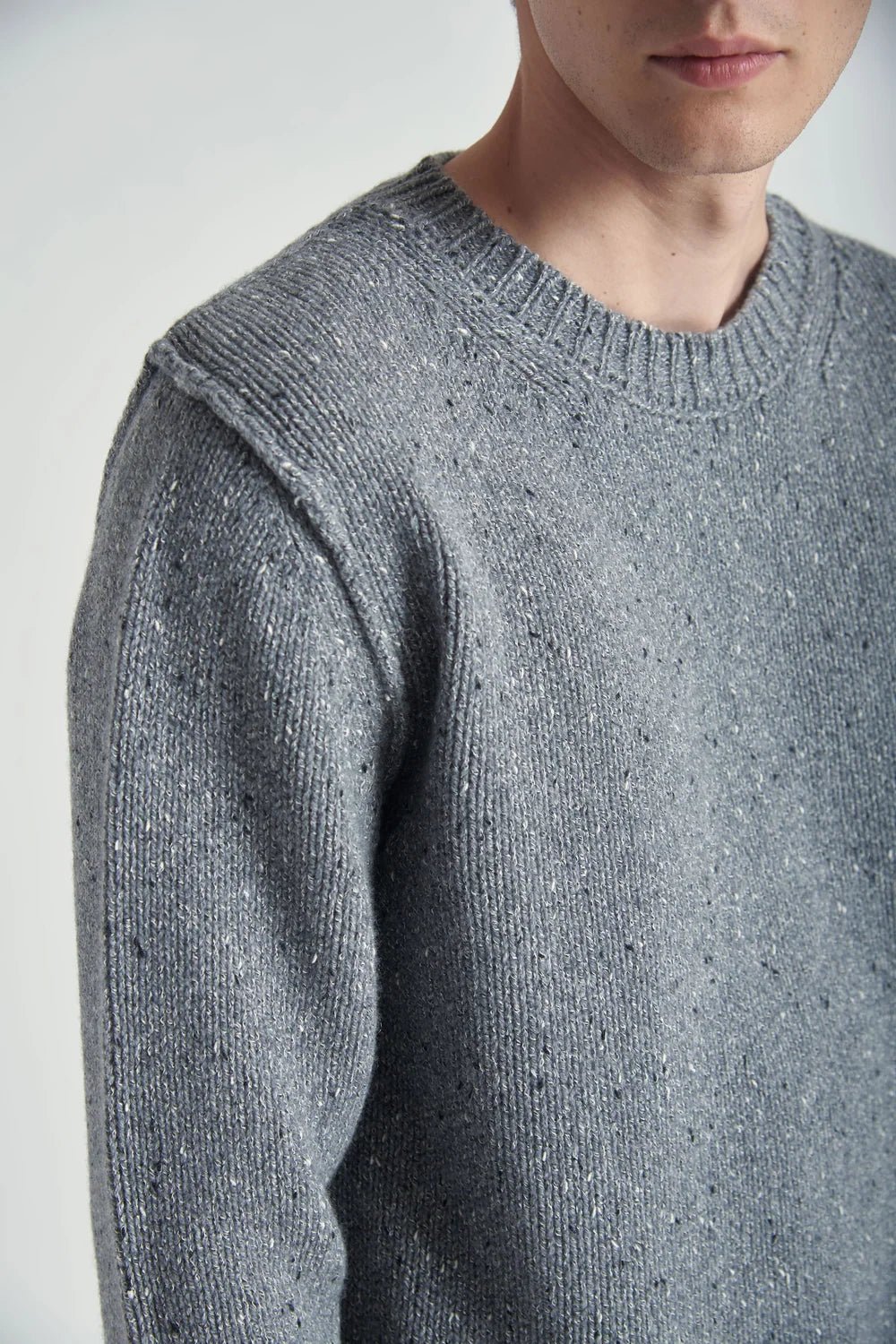 Maglione tramato in lana antracite - YES SHOPMaglioniGRIFONIG9AC0019-XXS7970655091971