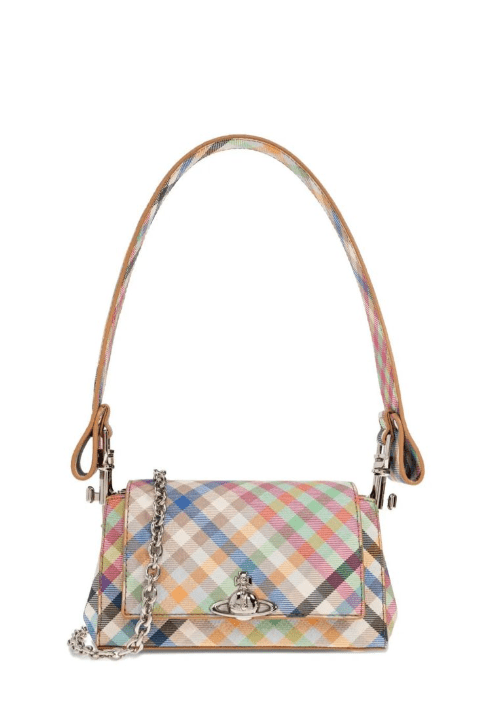 Borsa Mini Hazel in buccia d'arancia heater check multicolor - YES SHOPBorse a spallaVIVIENNE WESTWOOD4603000WW-S001S-Taglia unica5345549676771