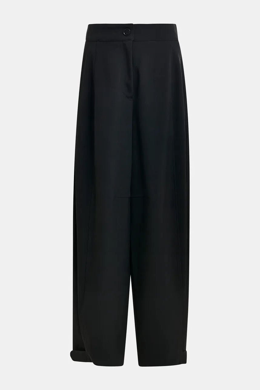 Pantalone Jamaican classico nero con bottoni alla caviglia - YES SHOPPantaloniESSENTIELJAMAICAN-IT 34