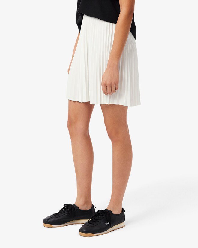 Gonna corta a pieghe bianca - YES SHOPGonneLACOSTEJF1403-00-XXS5990983660771