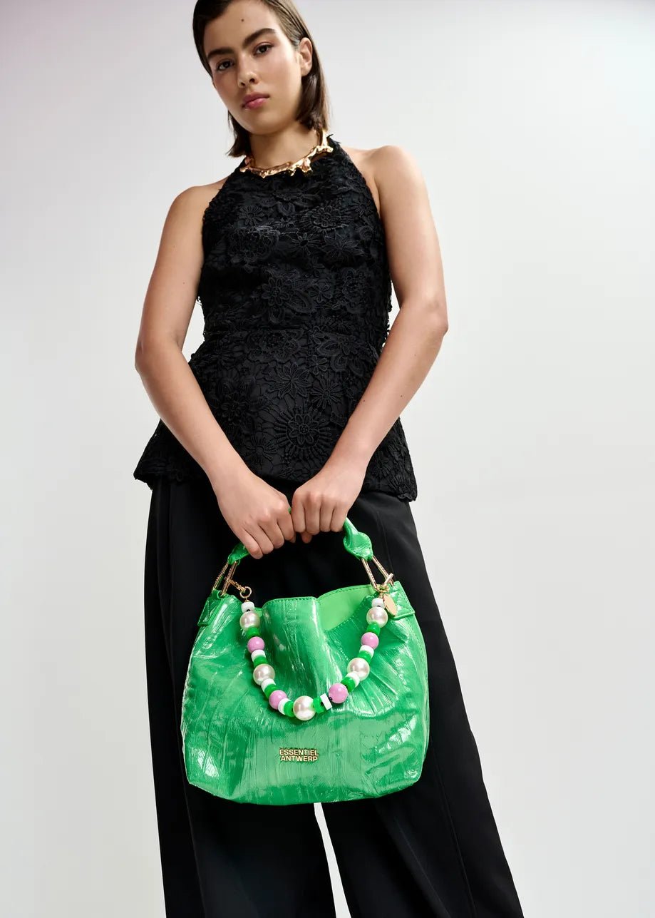 Borsa Jhossi verde effetto stropicciato - YES SHOPBorse a manoESSENTIELJHOSSI-Taglia unica5060148182771