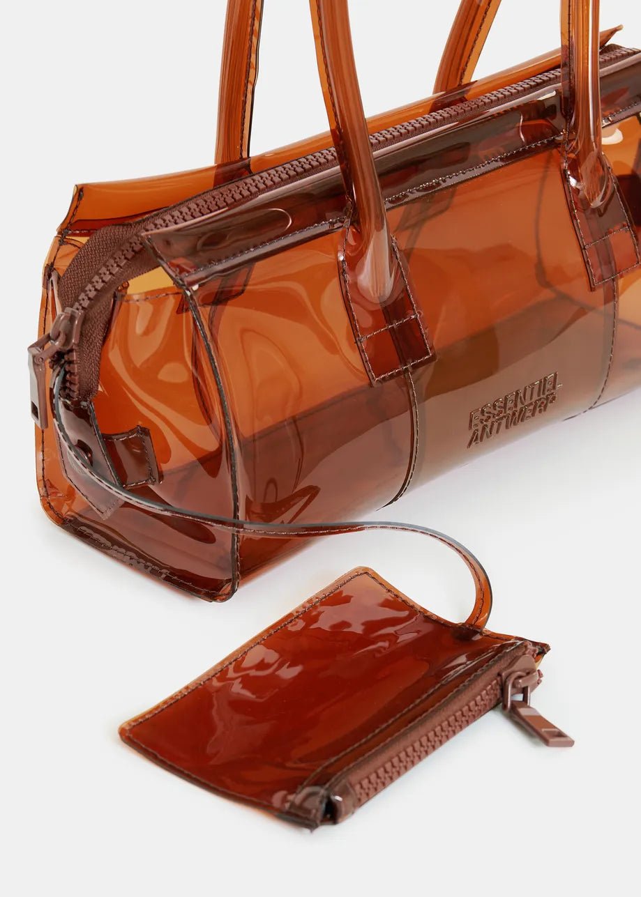 Borsa Joway trasparente marrone con mini pochette - YES SHOPBorse a spallaESSENTIELJOWAY-Taglia unica7416930233771