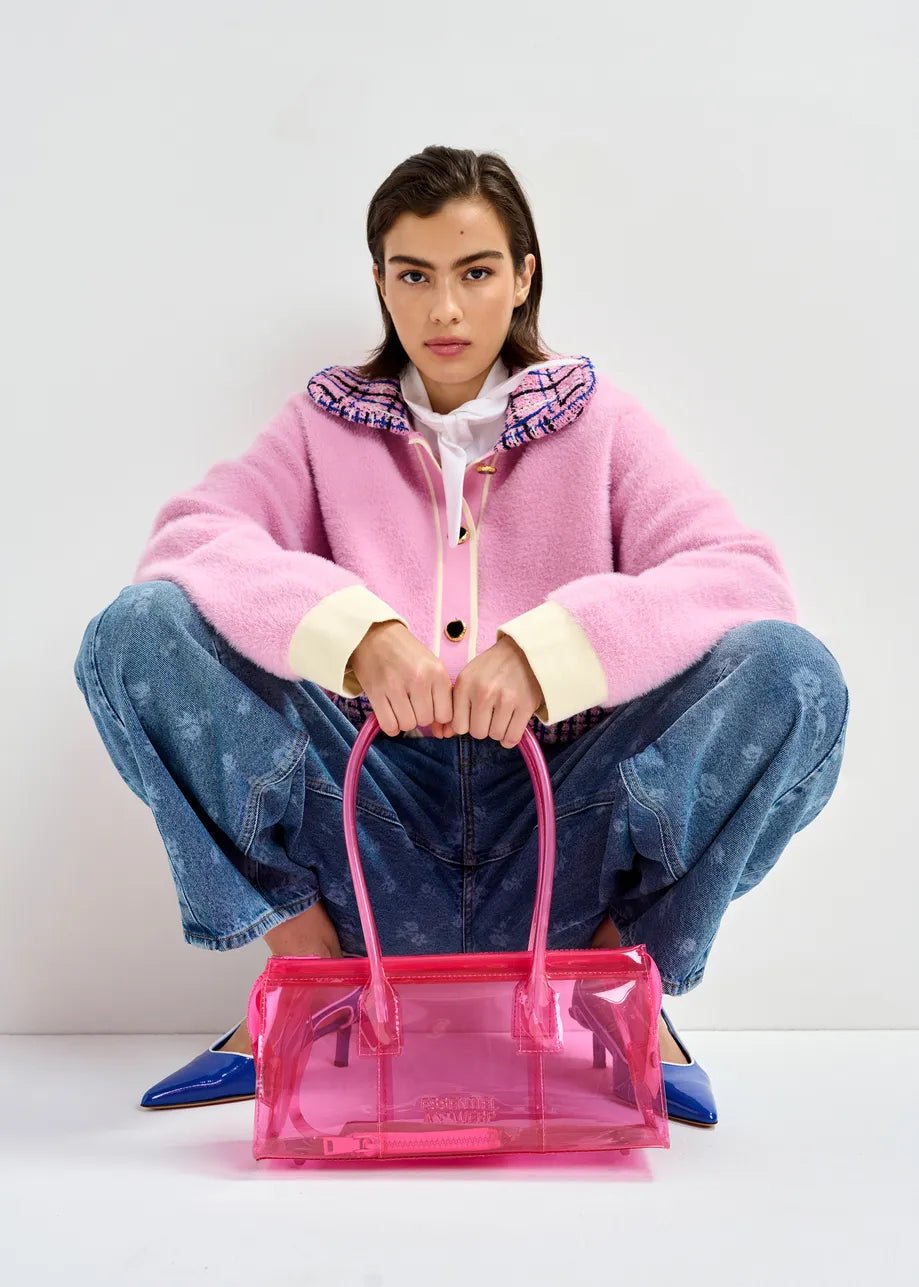 Borsa Joway trasparente fuxia con mini pochette - YES SHOPBorse a spallaESSENTIELJOWAY-Taglia unica7316930233771