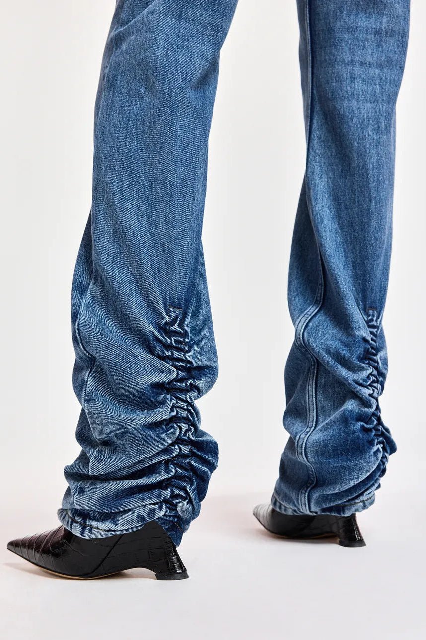 Jeans skinny Karlos con catena gioiello e arriccio al polpaccio - YES SHOPJeansESSENTIELKARLOS-W241791792258871