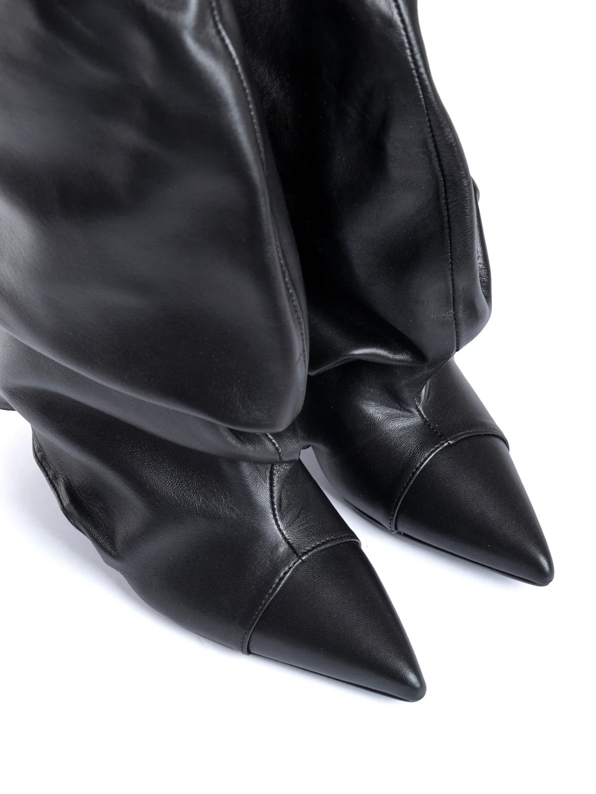 Stivale Karmel nero con drappeggio - YES SHOPStivalettiGISEL MOIRE'KARMEL-IT 367860700160971