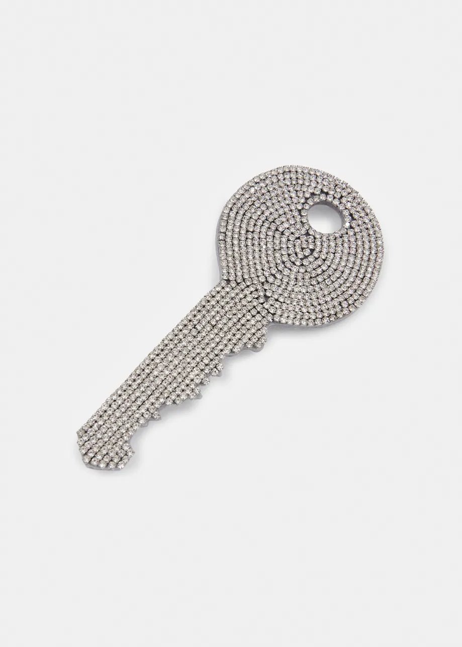 Spilla Kazall a chiave full strass argento - YES SHOPSpilleESSENTIELKAZALL-Taglia unica9747892258871