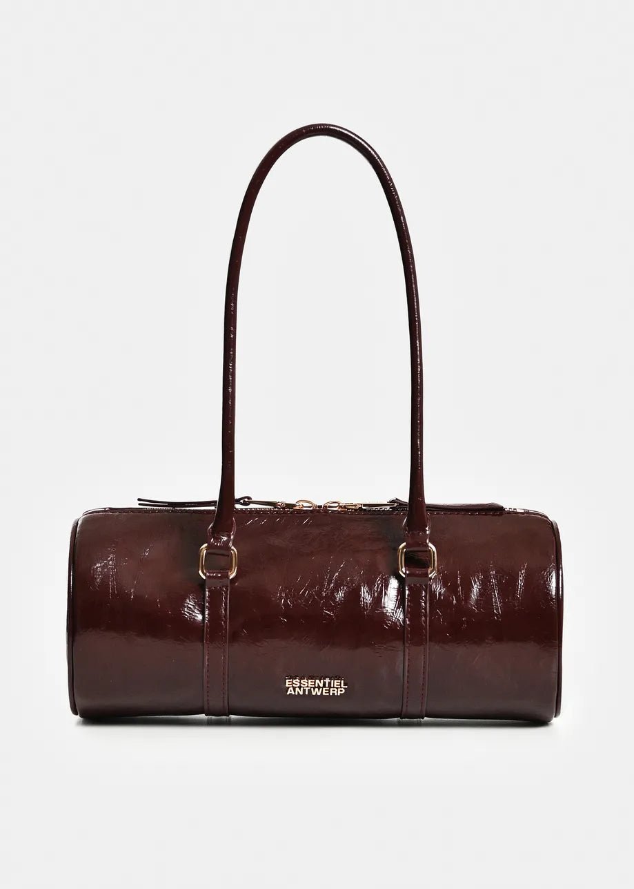 Borsa Kenneth a cilindro bordeaux lucida - YES SHOPBorse a spallaESSENTIELKENNETH-Taglia unica8647892258871