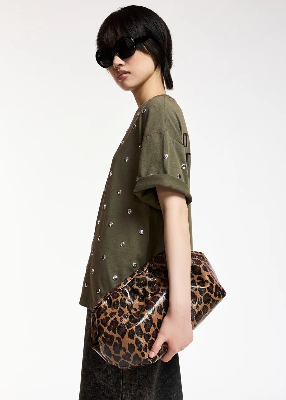 Maxi Pochette Kennie in stampa leopard - YES SHOPPochetteESSENTIELKENNIE-Taglia unica