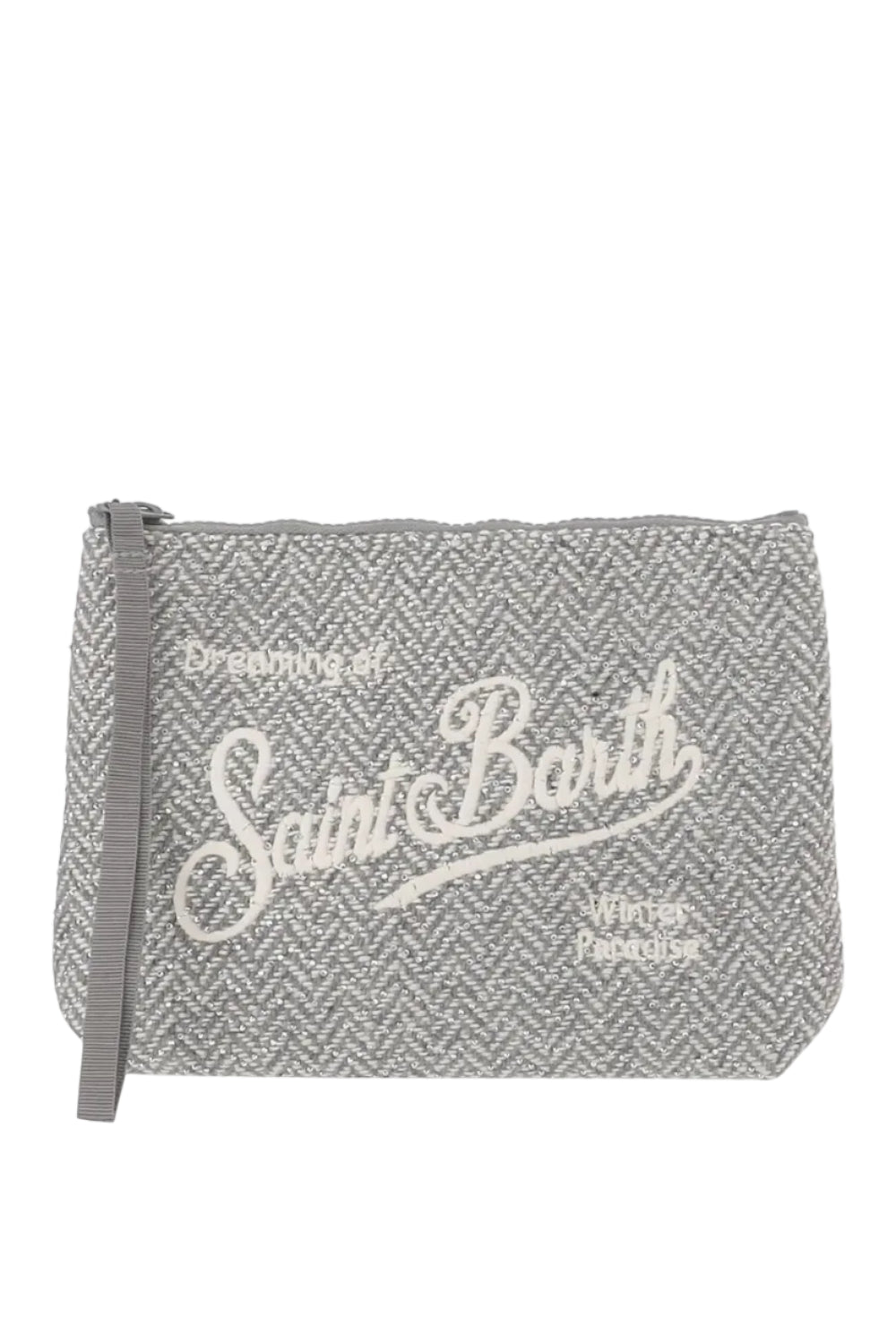 Pochette Aline Wool Herringbone spigata grigia - YES SHOPPochetteMC2 SAINT BARTHALI0022/00283M-Taglia unica