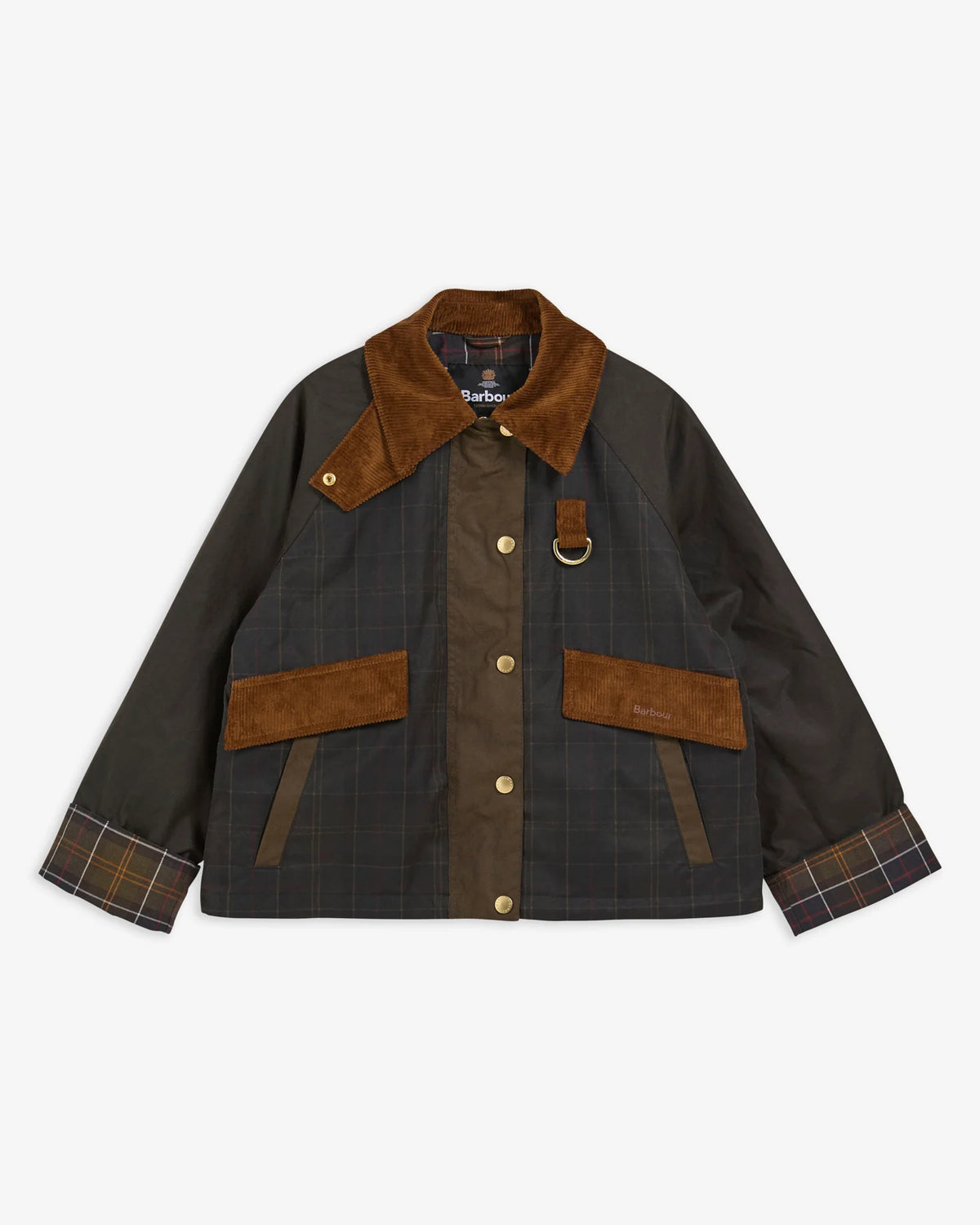 Giacca Irene wax in tartan verde - YES SHOPGiaccheBARBOURLWX1557/OL71/IRENE-08003596669871
