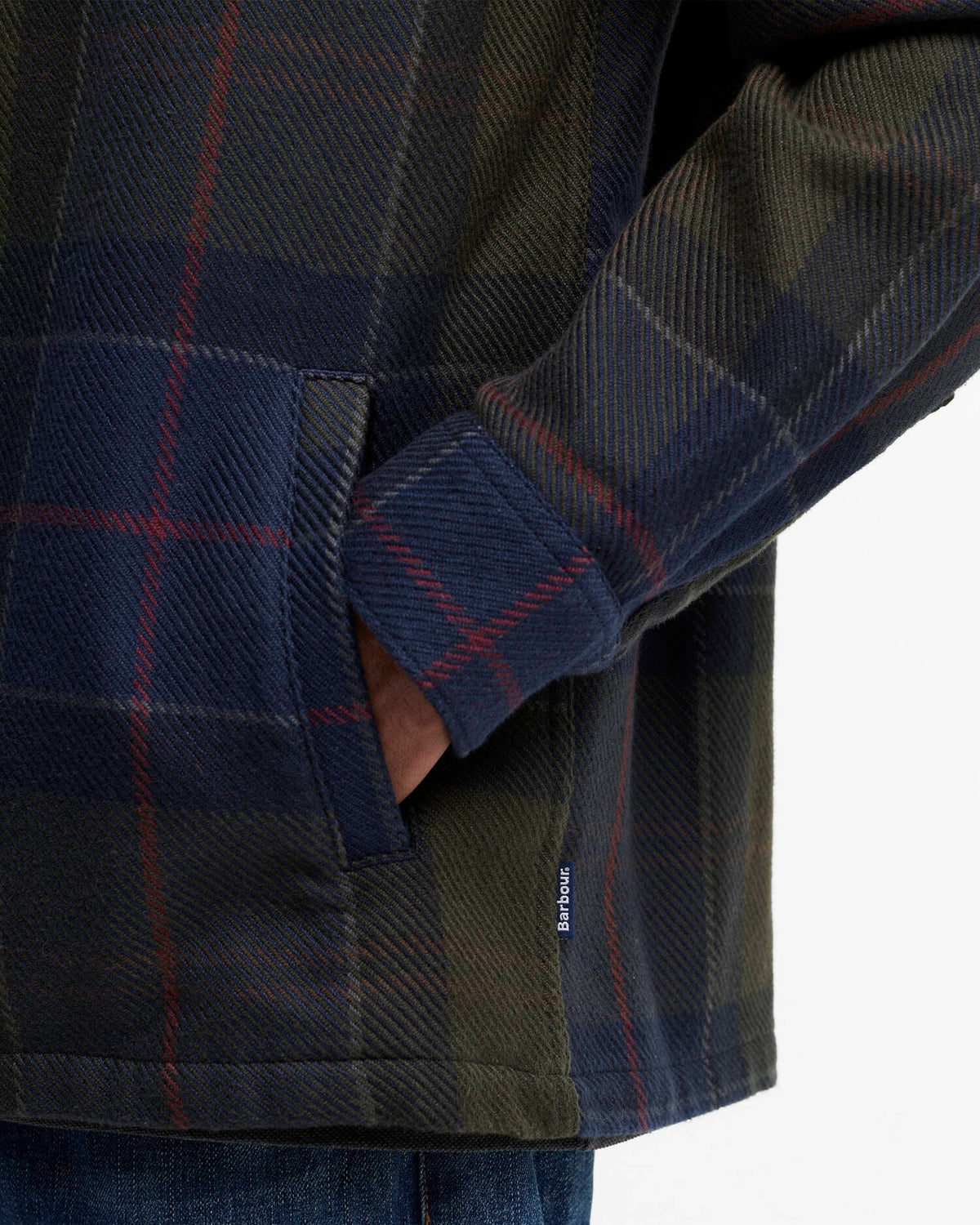Overshirt oversize in tartan - YES SHOPCamicieBARBOURMOS0503TN43-3