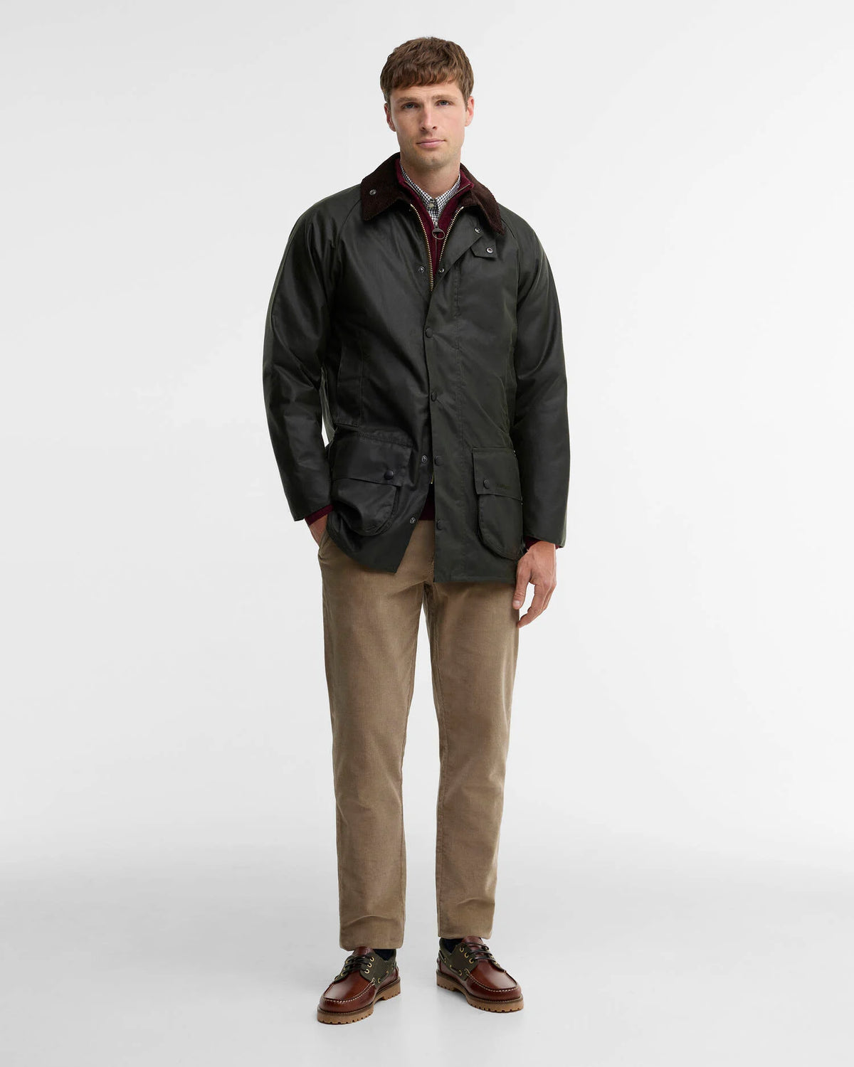 Giacca Beaufort wax olive - YES SHOPGiubbottiBARBOURMWX0017 OL99-IT 346669865569871