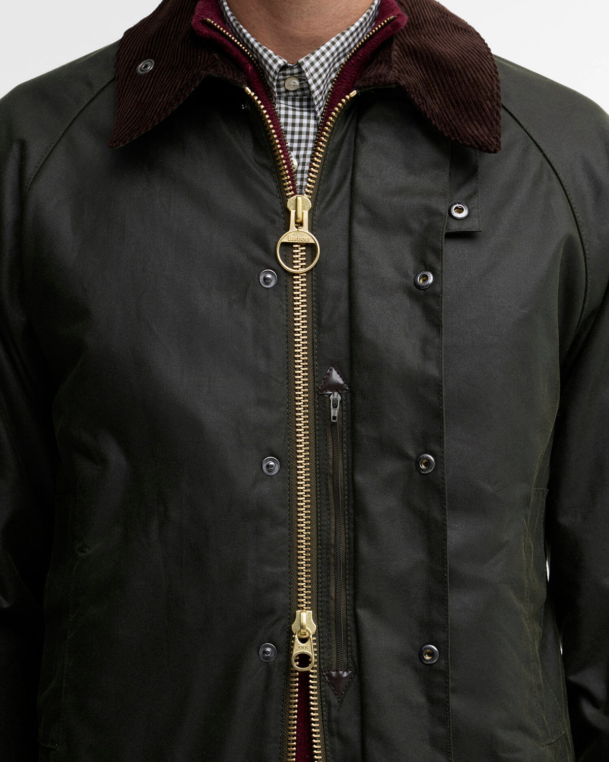 Giacca Beaufort wax olive - YES SHOPGiubbottiBARBOURMWX0017 OL99-IT 346669865569871