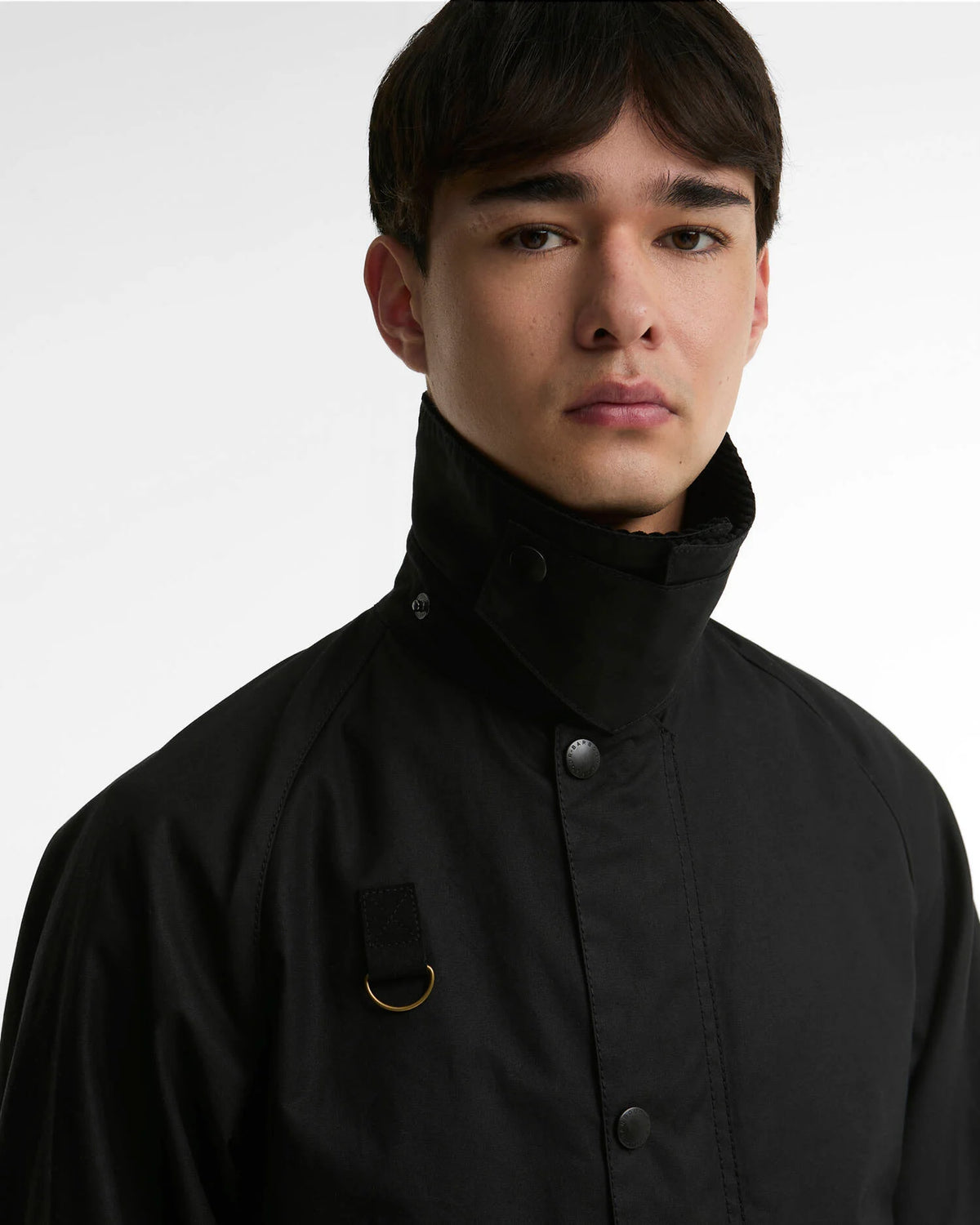 Giacca Spey Wax nera lunga - YES SHOPGiaccheBARBOURMWX2594 BK71-IT 343279865569871