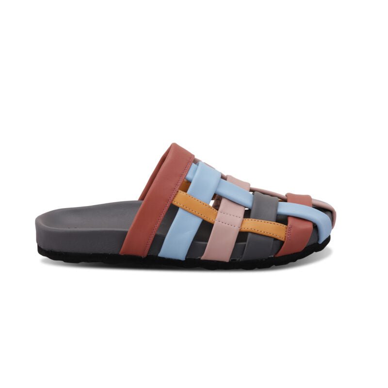 Ciabatta Madeira in nappa multicolor - YES SHOPMules e ZoccoliLAGOAMADEIRA-IT 351499908162771