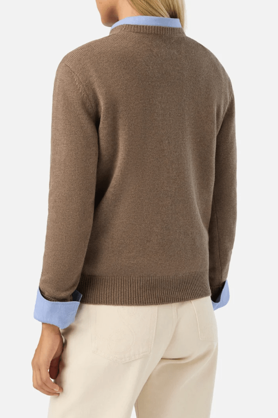 Maglione New Queen "Sono una ragazza d'oro" beige - YES SHOPMaglioniMC2 SAINT BARTHQUE0030/0246M-6