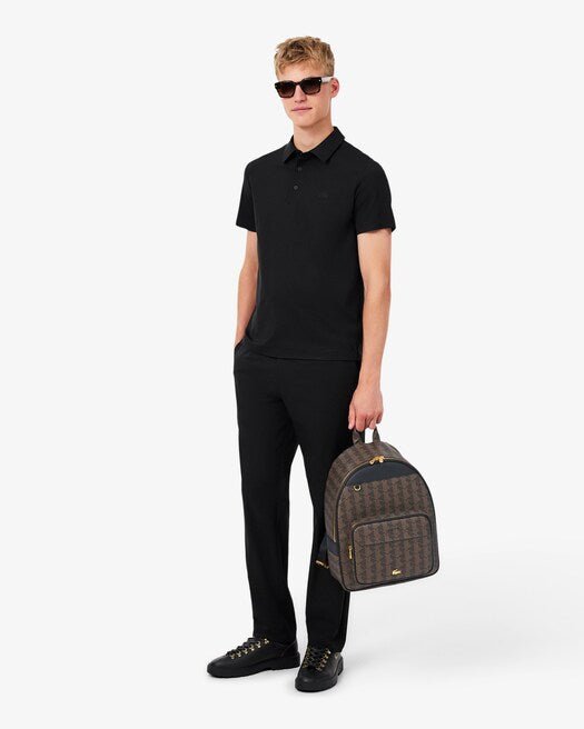 Zaino The Blend marrone monogram - YES SHOPZainiLACOSTENU5541BG-Taglia unica