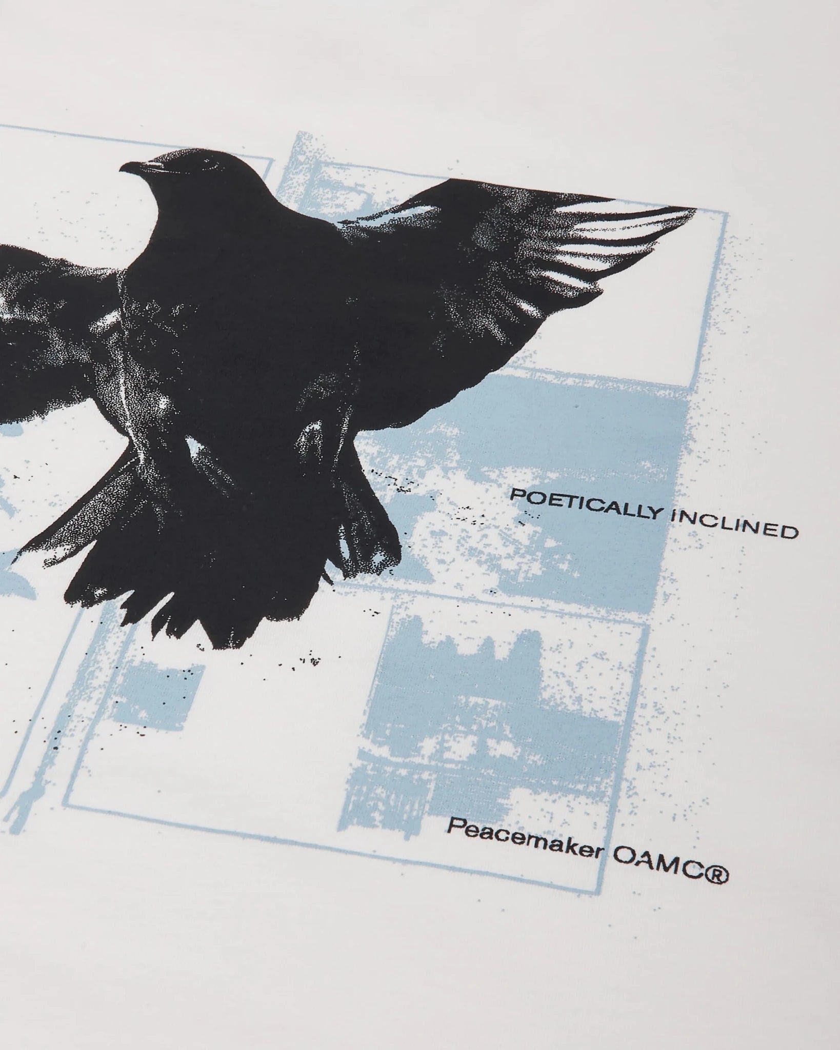 T-shirt bianca con stampa "BIRD PRINT" - YES SHOPT-shirtPEACEMAKERPCM30T01BJE001001-XXS7770031776771
