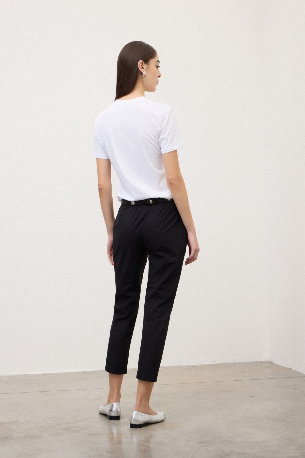 Pantalone alla caviglia modello uomo nero - YES SHOPPantaloniOTTOD'AMEDP9740-2-IT 341230711323771