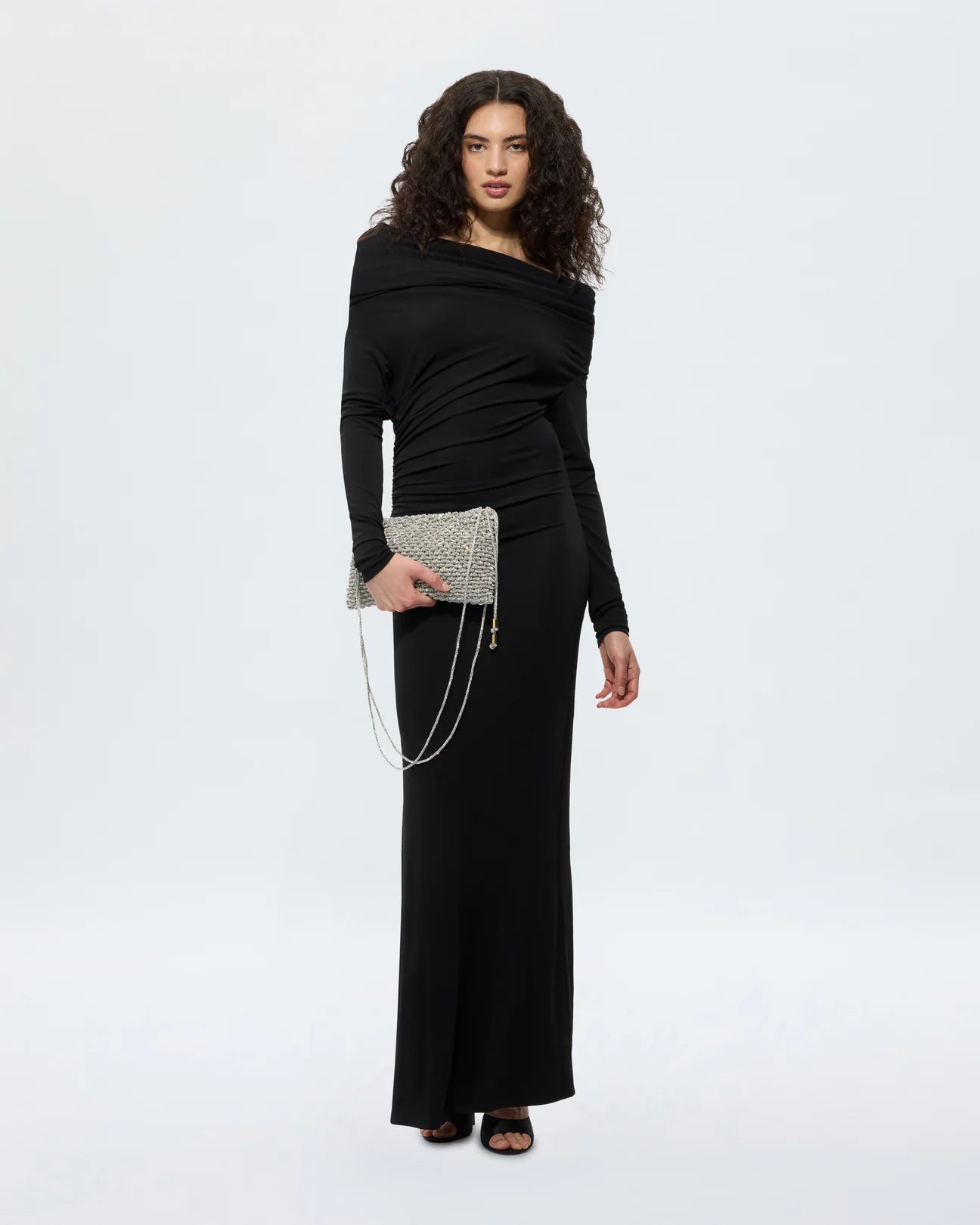 Maxi Pochette Penelope Crystal con tracolla - YES SHOPPochetteHIBOURAMAPENELOPE-Taglia unica4439185235771