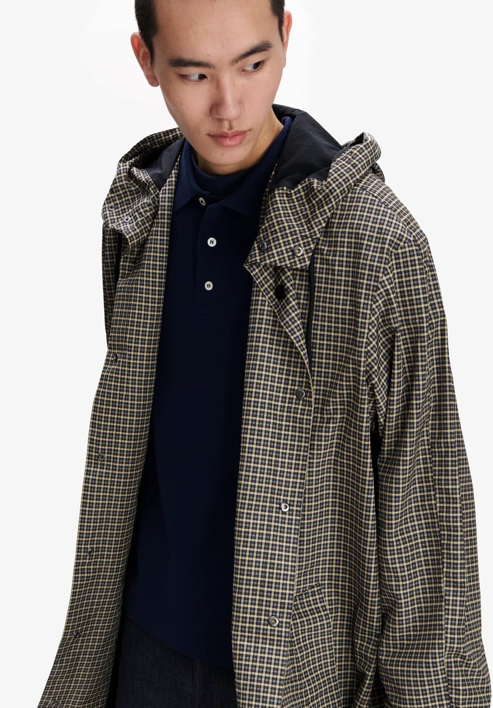 Parka lungo Kaki e Nero con logo sul retro - YES SHOPParkaA.P.C.PSANK-M30012-XXS