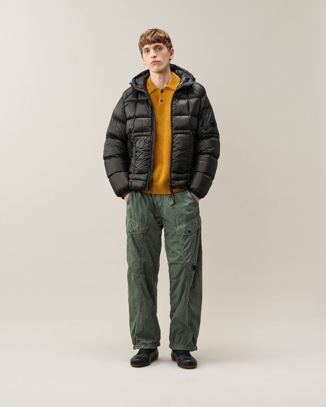 Piumino D.D. Shell puffer nero - YES SHOPGiubbottiC.P. COMPANY21CMOW702A/110416A-33121863710971