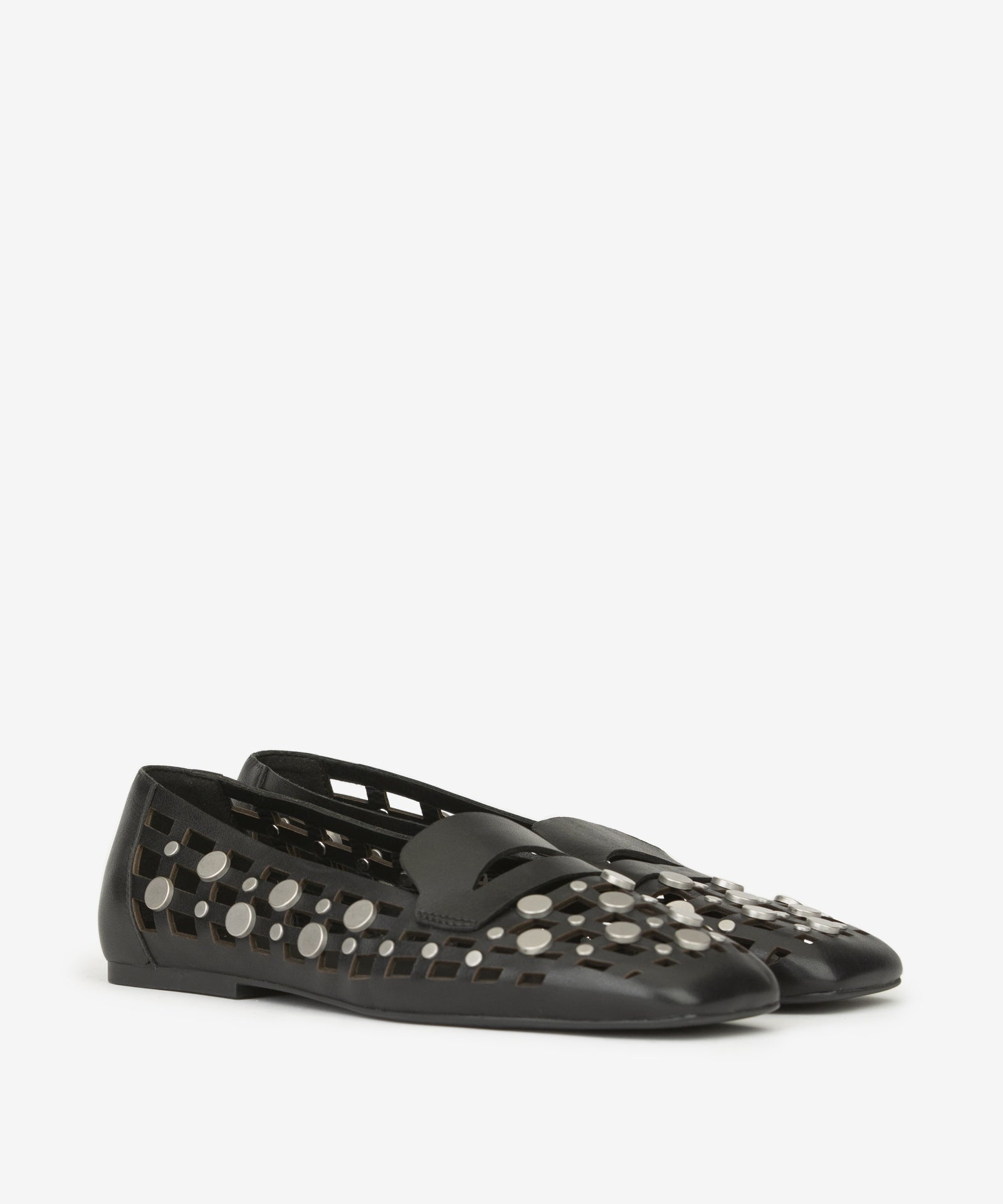 Mocassino Bali traforato nero con borchie - YES SHOPMocassiniASH152702/23013C-IT 361373689703771