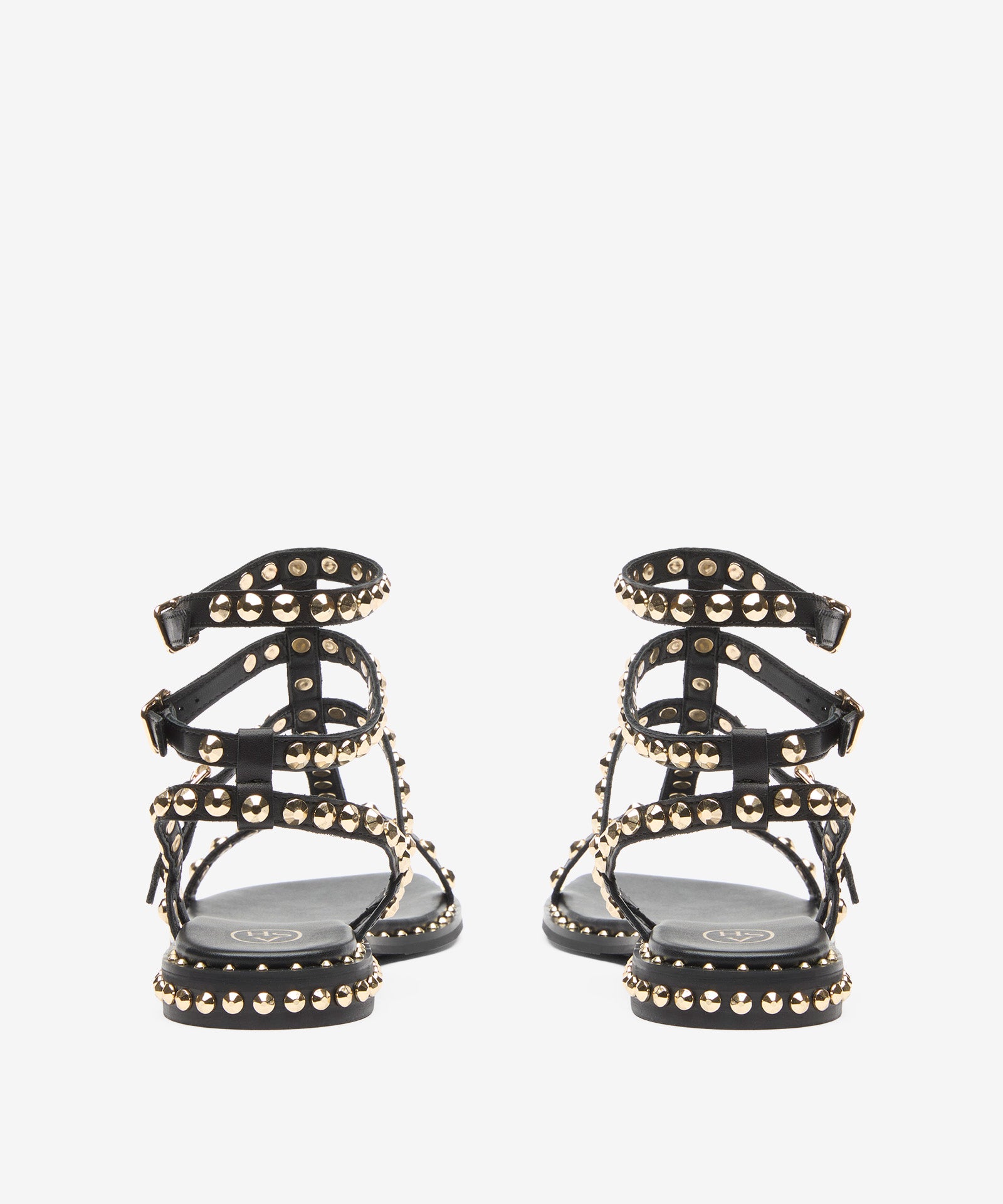 Sandalo alla schiava Play nero con borchie oro - YES SHOPSandaliASHPLAY-IT 36