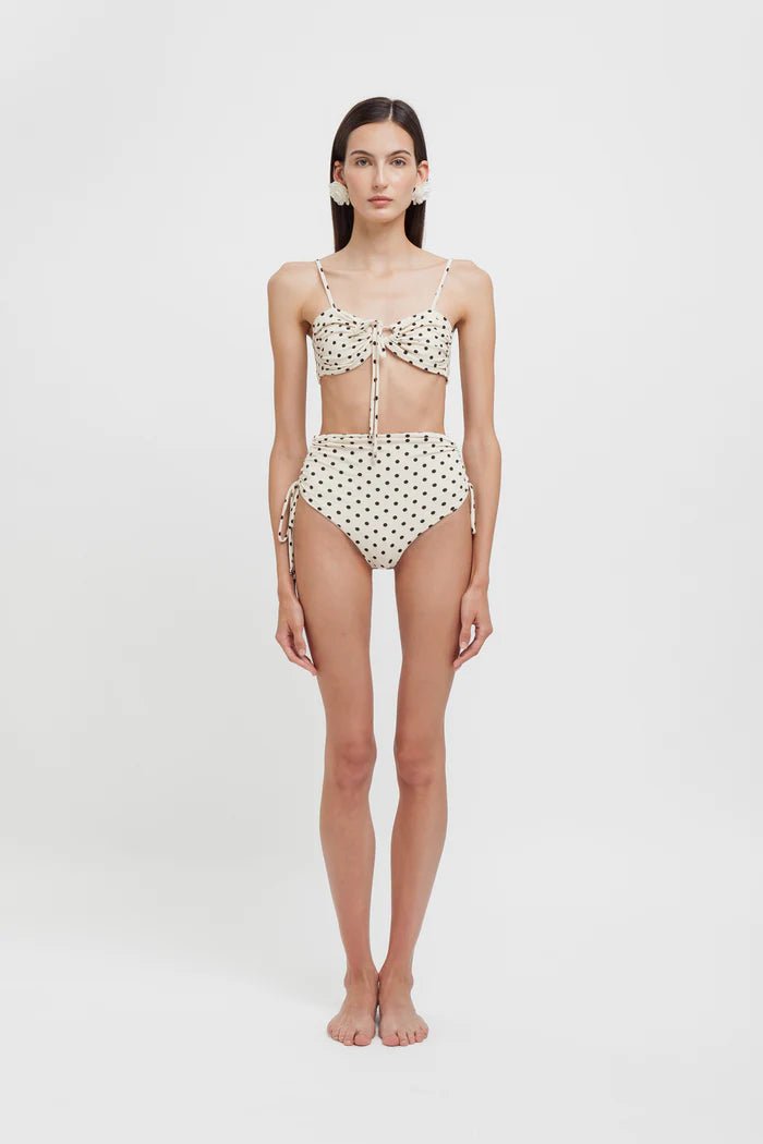 Top bikini crema polka dots - YES SHOPCostumi da bagnoWEILI ZHENGS26BC01-XXS3201148182771