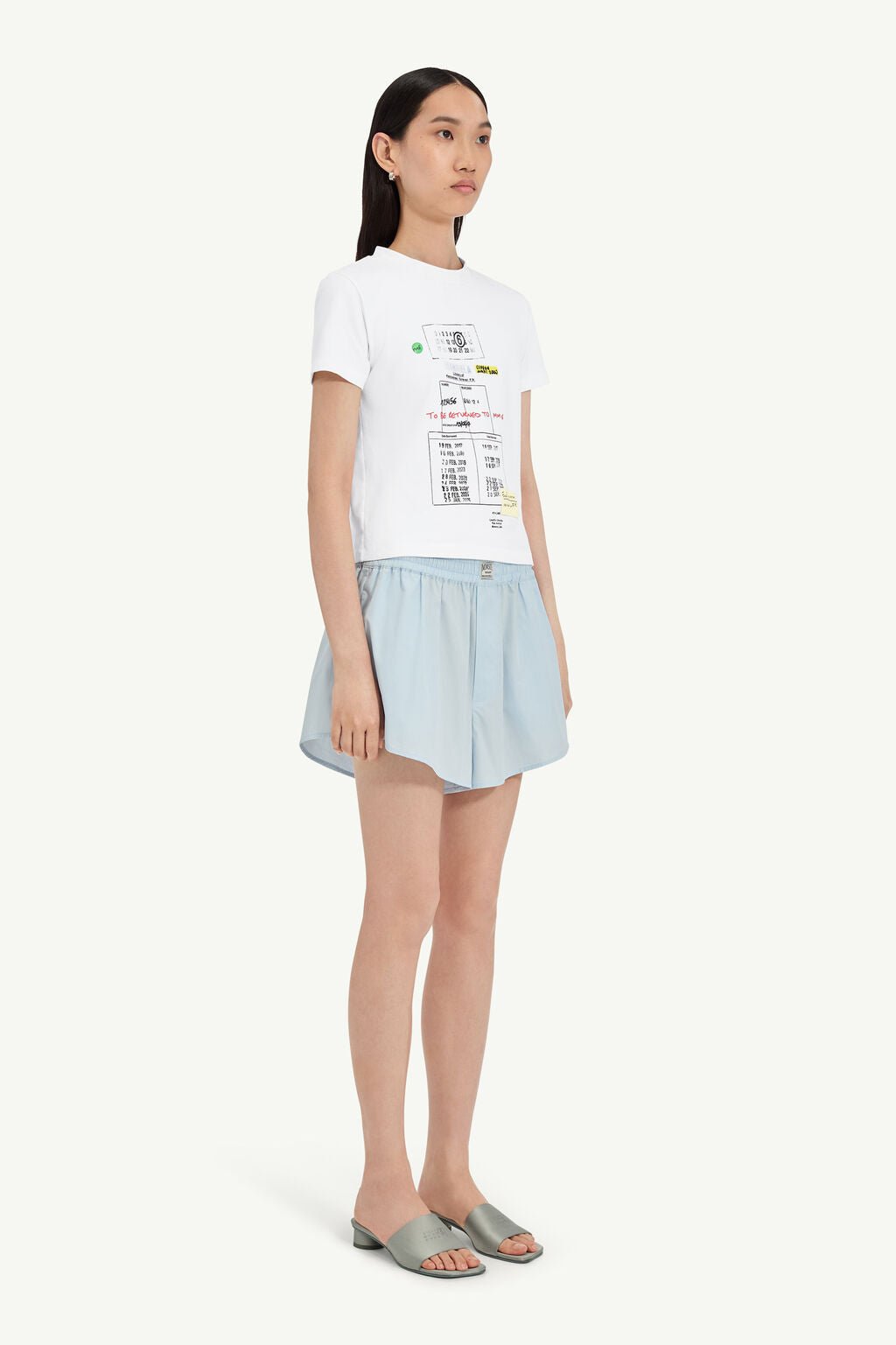 T-shirt con stampa grafica MM6 bianca - YES SHOPT-shirtMM6 MAISON MARGIELAS52GC0360M20185/100-XXS3669908162771