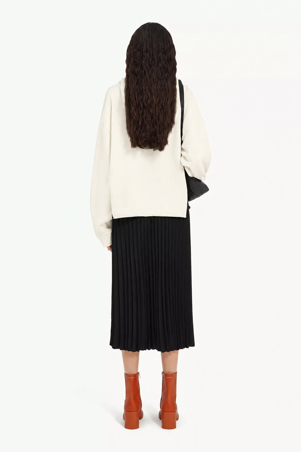 Felpa MM6 Numeric panna con cappuccio - YES SHOPFelpeMM6 MAISON MARGIELAS52GU0235-0