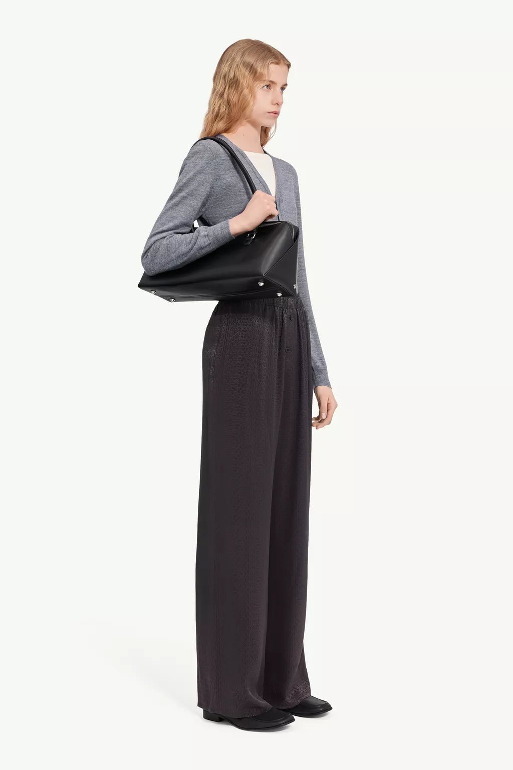Pantalone MM6 in jacquard nero graffiti - YES SHOPPantaloniMM6 MAISON MARGIELAS52KA0529-IT 38/40