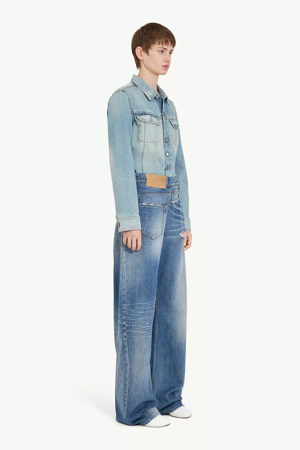 Jeans MM6 Twist gamba larga - YES SHOPJeansMM6 MAISON MARGIELAS52LA0243-W24