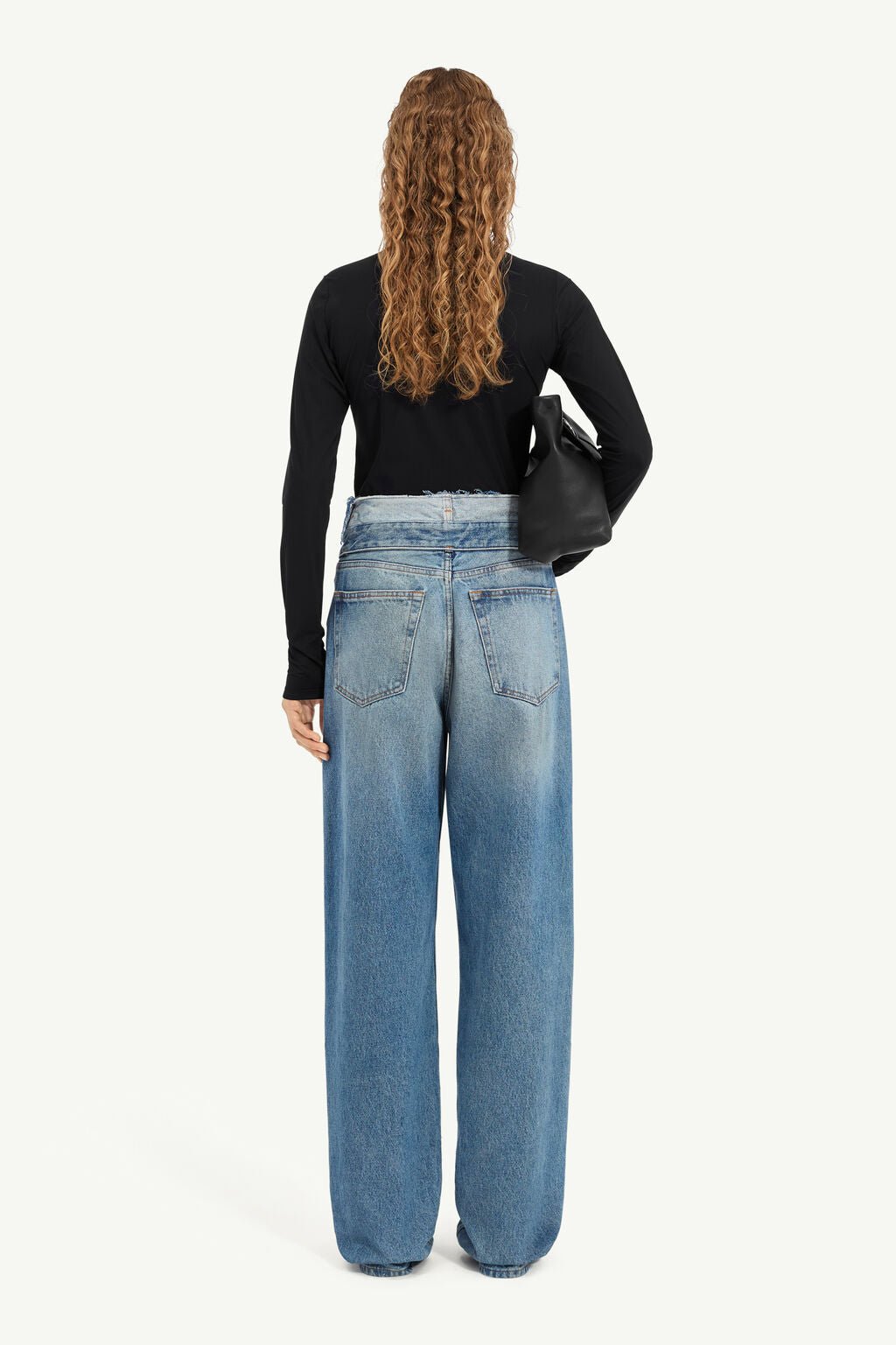 Jeans gamba dritta con risvolto in vita MM6 denim - YES SHOPJeansMM6 MAISON MARGIELAS52LA0271M30058/965-W242264118162771