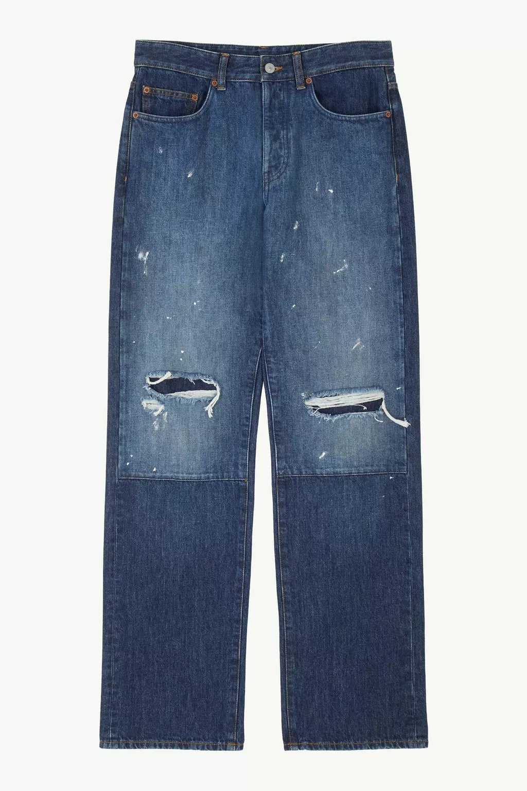 Jeans MM6 wide leg patchwork - YES SHOPJeansMM6 MAISON MARGIELAS52LA0277-W24