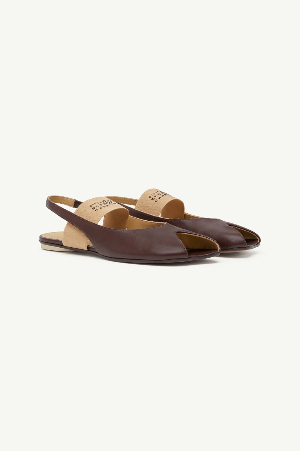 Slingback Anatomic Numeric MM6 marrone - YES SHOPBallerineMM6 MAISON MARGIELAS59WP0212P3628/T2259-IT 361559908162771