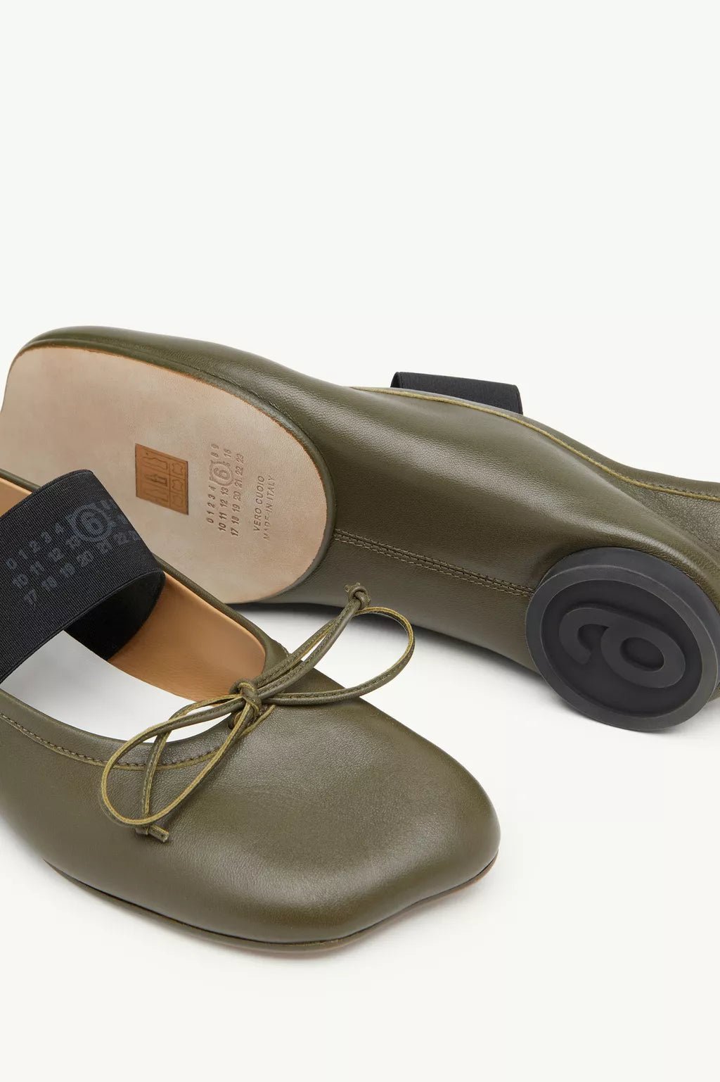 Bambolina MM6 Anatomic Numeric verde oliva - YES SHOPBallerineMM6 MAISON MARGIELAS59WZ0099-IT 36