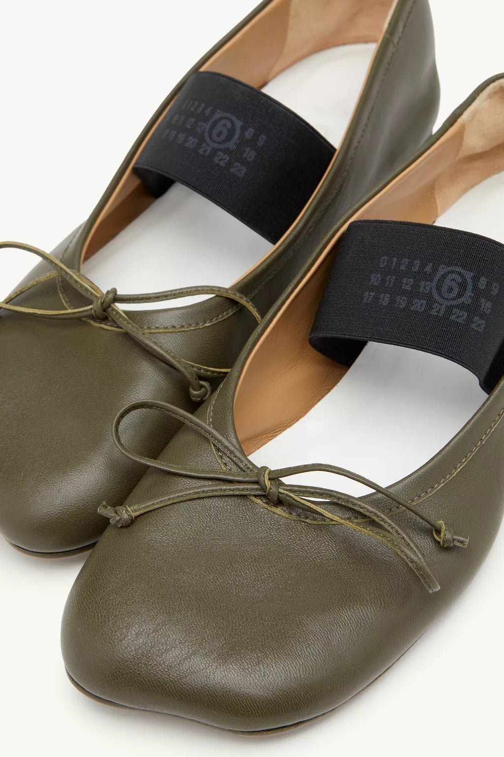 Bambolina MM6 Anatomic Numeric verde oliva - YES SHOPBallerineMM6 MAISON MARGIELAS59WZ0099-IT 36